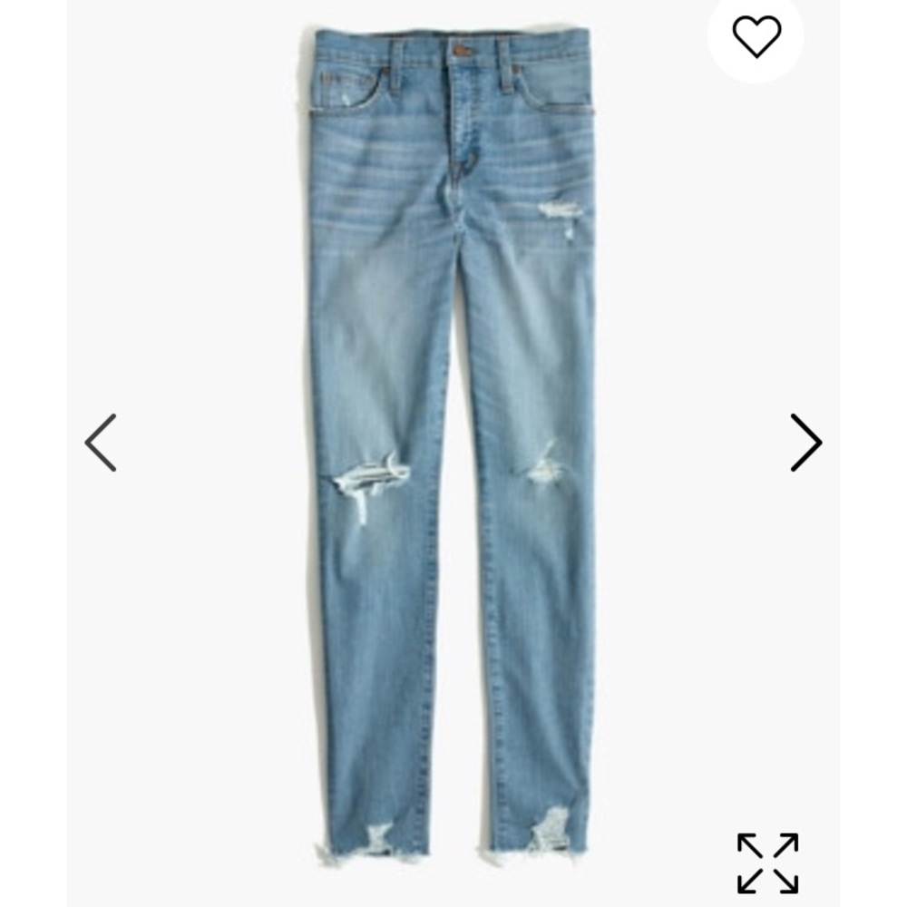 High Rise Madewell Skinny Jeans. Size 28. Like New